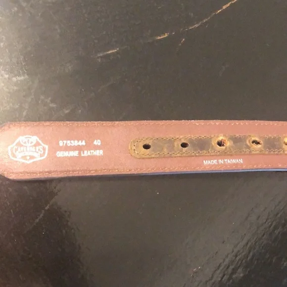 Cavender's Men's Brown Leather Lacing and Conchos Western Belt Size 40 - Picture 10 of 14